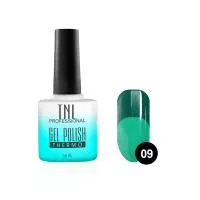 Гель-лак TNL - Тhermo  №09 - изумрудный/нефритовый (с перламутром) (10 мл.)
