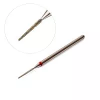 Фреза алмазная, игла с тупым концом (мягкая твердость) 1.4х10 мм TNL