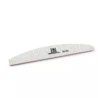 Пилка для ногтей лодочка 80/80 высокое качество (серая) в индивидуальной упаковке TNL