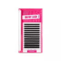 Ресницы черные OH! MY LASH в пучках YY-U - 12 линий - MIX